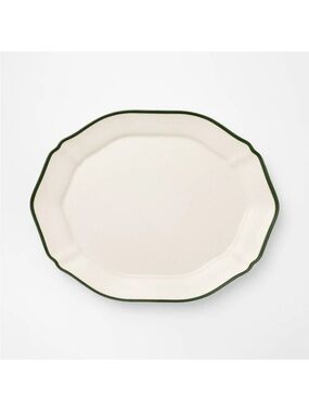 13" Melamine Oval Serving Platter Green - Threshold Studio McGee - Target